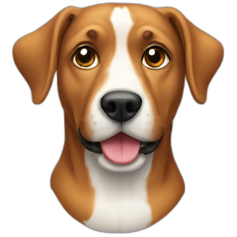 a dog emoji