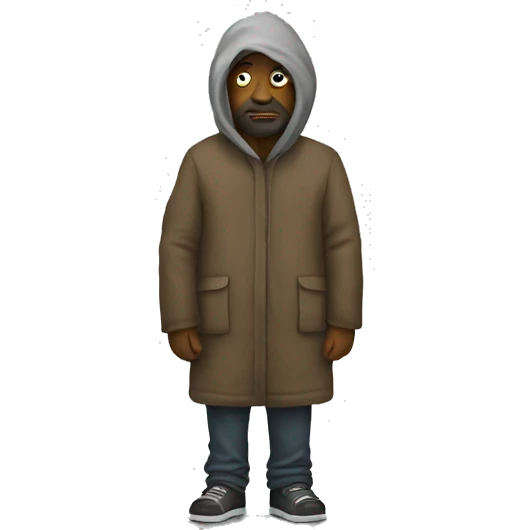 Homeless person  emoji