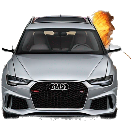 Audi rs6 crash emoji