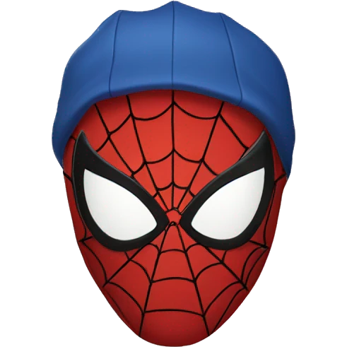 Spiderman mask emoji