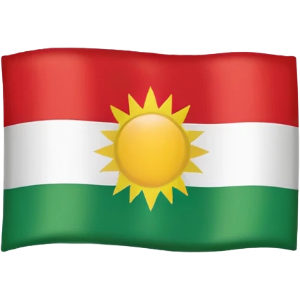 kurdistan flag emoji