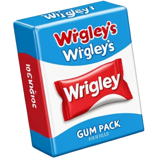 Wrigley's classic design  emoji