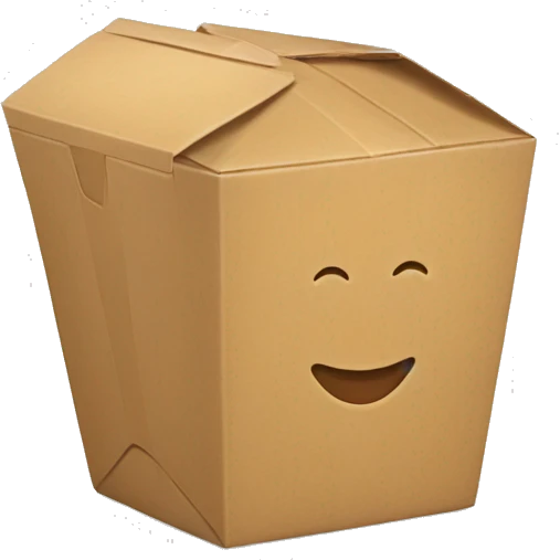 Chinese takeout box emoji