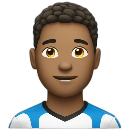 Soccer player emoji