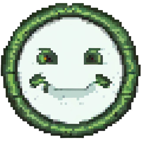 a circle emoji in pixel art style emoji