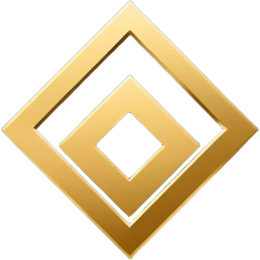 Black and gold logo emoji