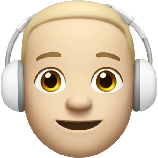 Beige coloured AirPod max  emoji