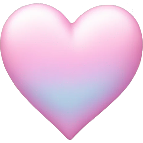 pastel heart emoji