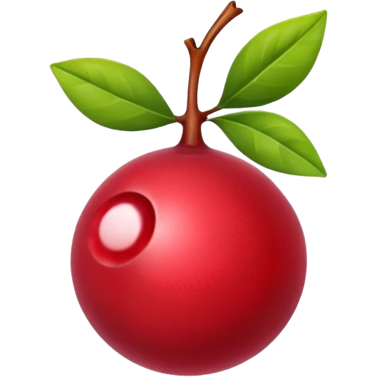 Cranberry  emoji