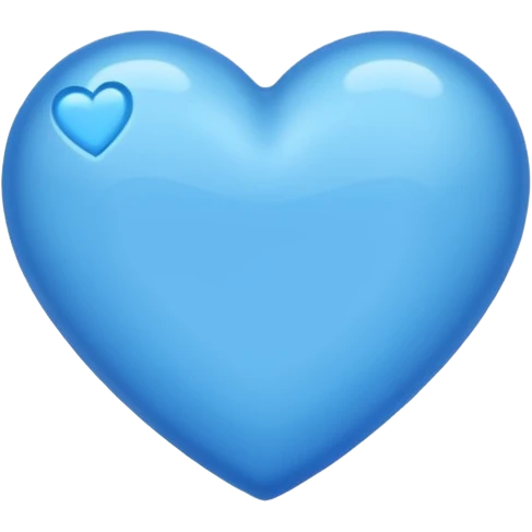 blue heart emoji