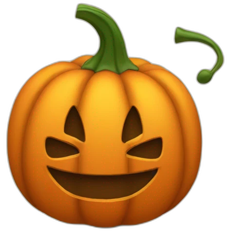 Jazz pumpkin emoji