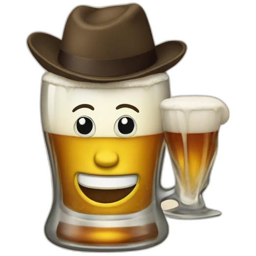 Mr.jack drink beer emoji