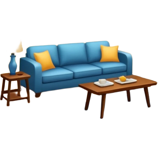 un pepartamento amuebaldo y hogareño emoji