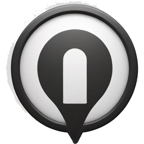 An exclamation sign but the point should be a large circle emoji
