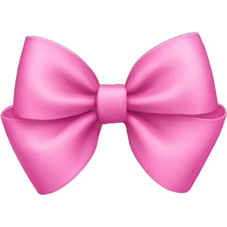 pink bow emoji