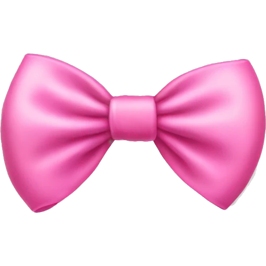pink bow emoji
