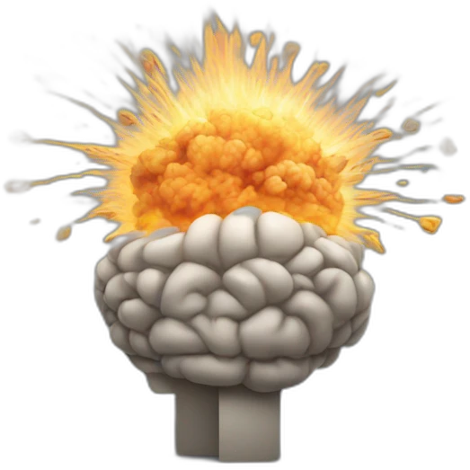 Elon musk brain explosion emoji