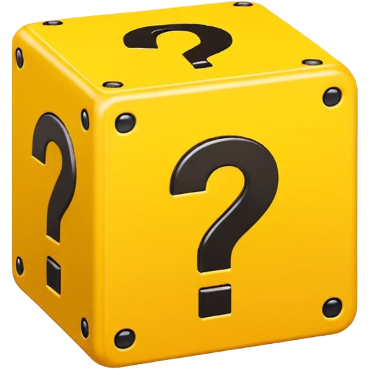 mario bros square box yellow emoji