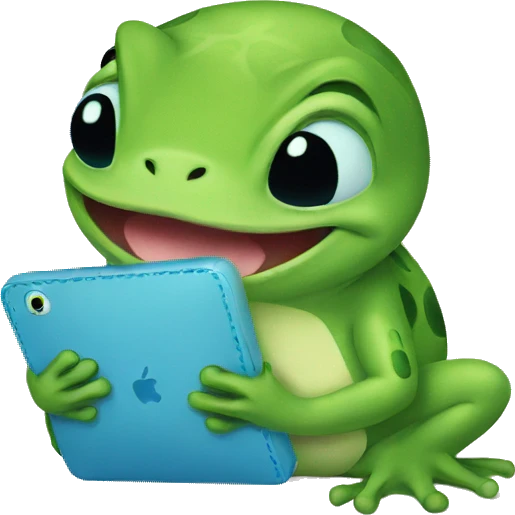 Stitch and frog emoji