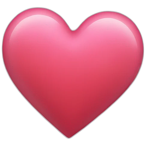 Aesthetic heart emoji