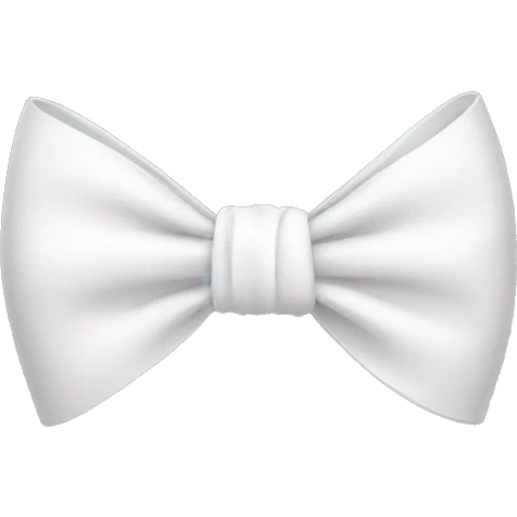 White bow emoji