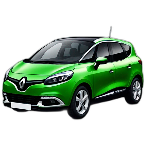 renault scenic green car emoji