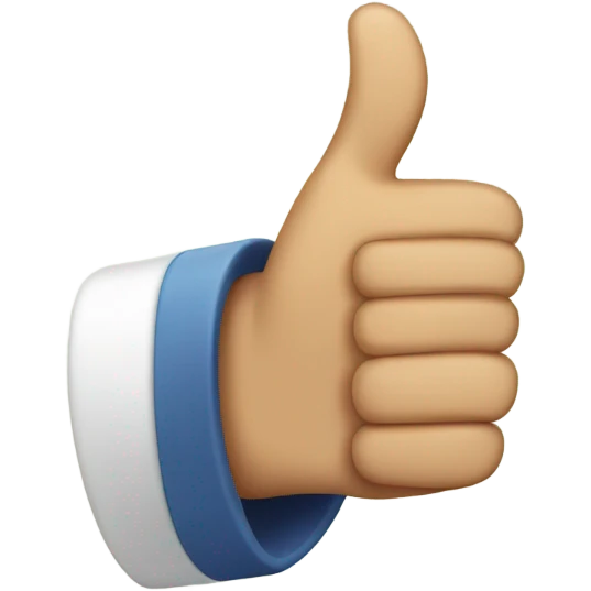 Thumbs up emoji