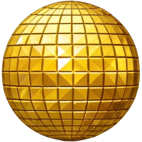 Goldene Discokugel emoji