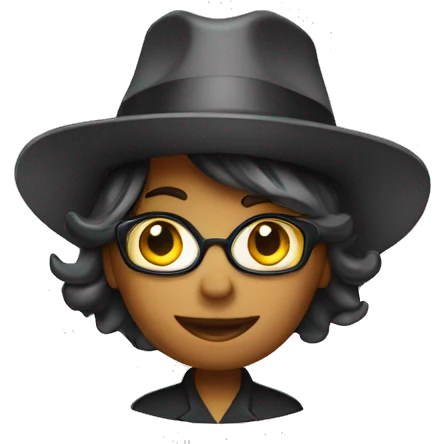secretary with building hat emoji