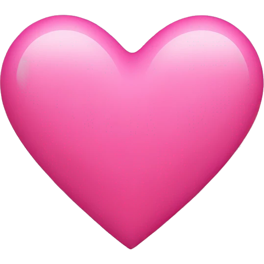 Pink heart  emoji