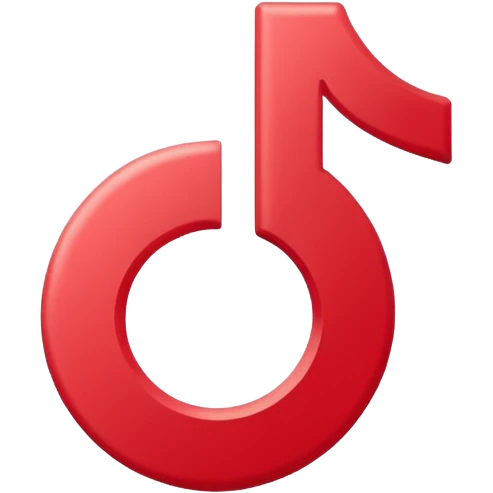 Tiktok logo without background emoji