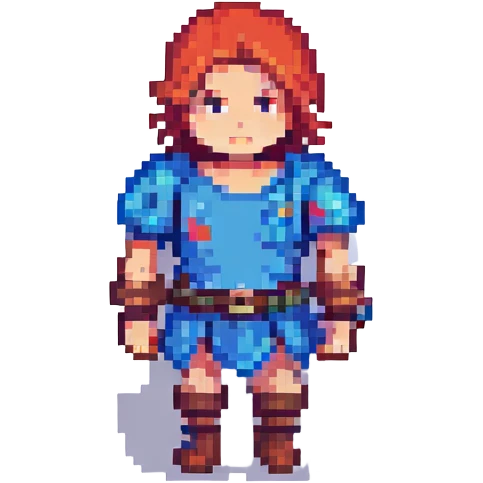 a strong person, pixel art style emoji
