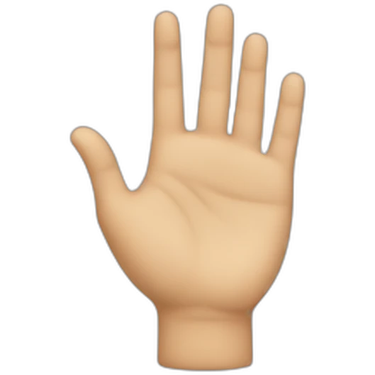 Propr hand emoji