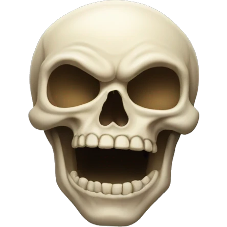 "Skull suprised" emoji