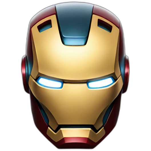 iron man, close up emoji