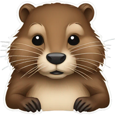 Beaver wearing Jordan 1  emoji