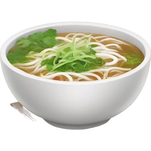 bowl of pho emoji