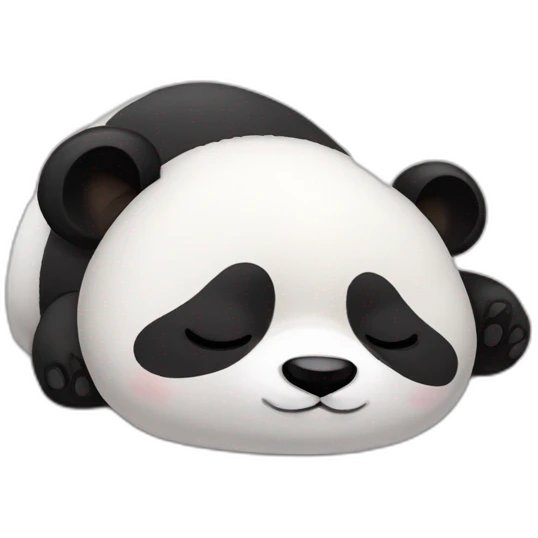 Panda dormir emoji
