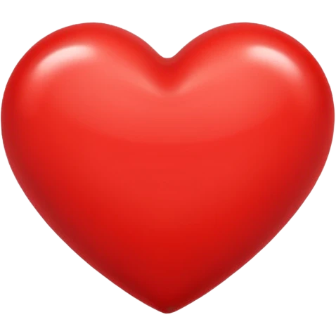 red heart emoji