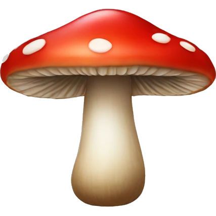 mushroom red emoji