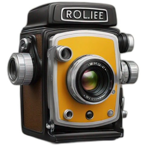 Rolleiflex camera emoji