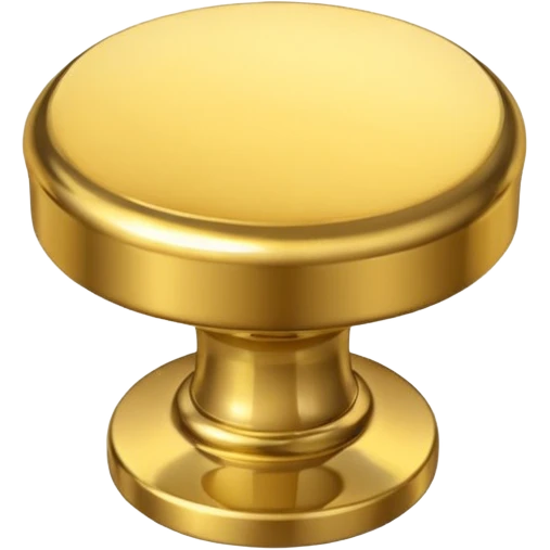Knob Gold made in gold emoji