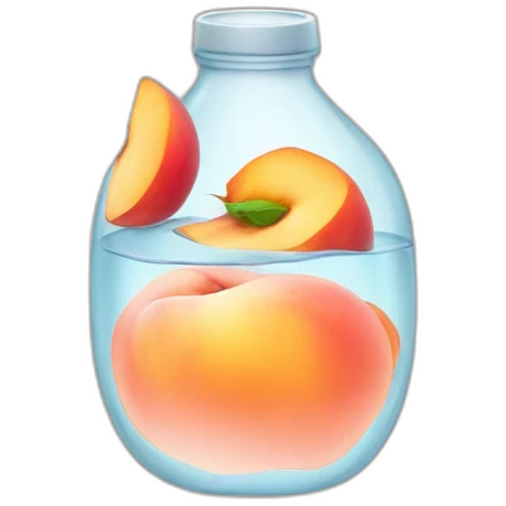 Peach water emoji