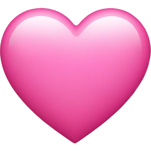 Pink heart emoji