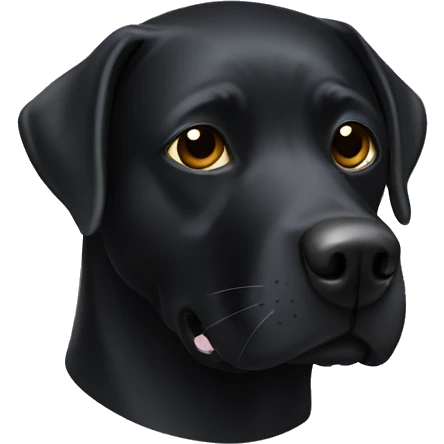 black lab superhero mask emoji