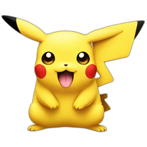 Pikachu hungry emoji