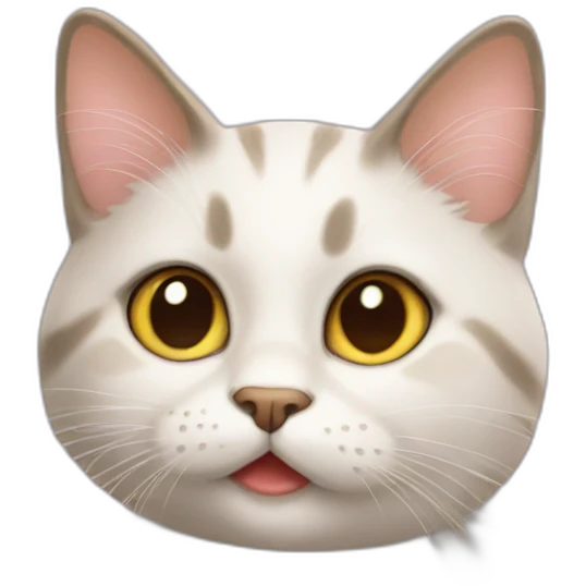 Cat with kisses emoji