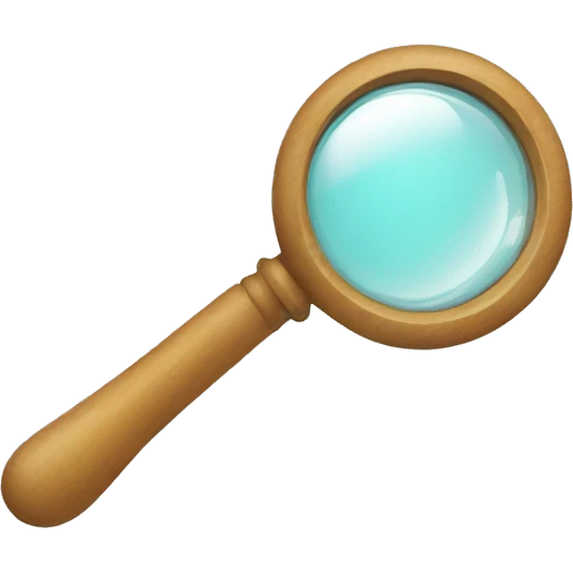 magnifying glass emoji