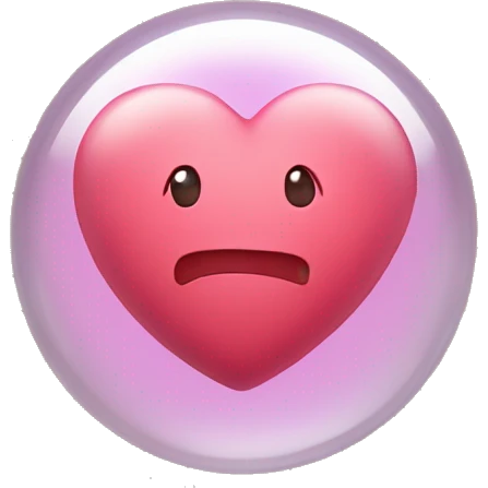 heart in a bubb emoji
