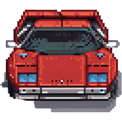 красная Lamborghini Countach, no background emoji